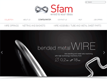 Tablet Screenshot of metal-wire-bending.com